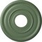 Ekena Millwork Valeriano Ceiling Medallion (Canopies up to 6 1/4"), 12 1/8"OD x 3 5/8"ID x 3/4"P, Athenian Green CM12VAAGF - alternate 1